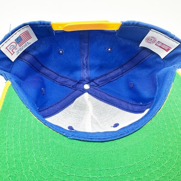 Vintage West Virginia Mountaineers Embroidered Hat SnapBack 90s Made in USA - Picture 9 of 9